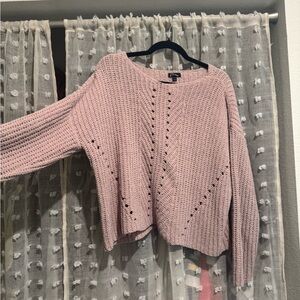 Art Class Blush Knit Women's Sweater